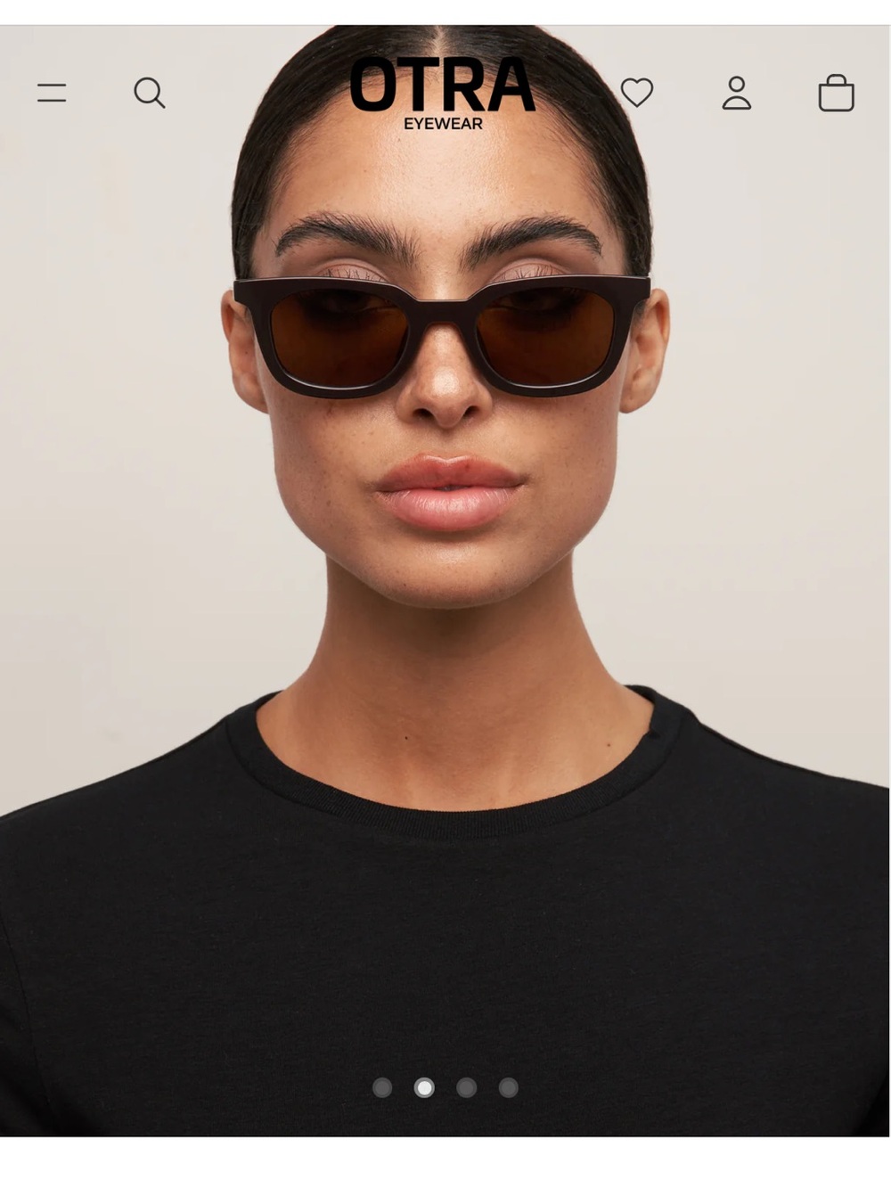 Otra Nia Dark Chocolate Sunglasses - Picture 2 of 3